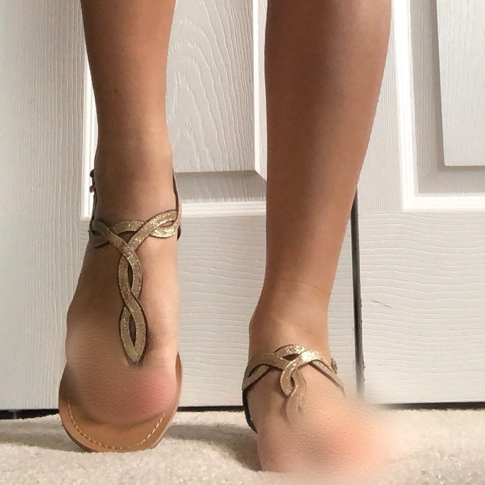 Gold Sandals